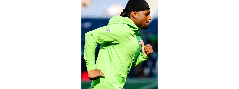 Seattle Seahawks 2025 Dark Green Panel & Logo Neon Green Half-Zip Hooded Jacket – Unisex