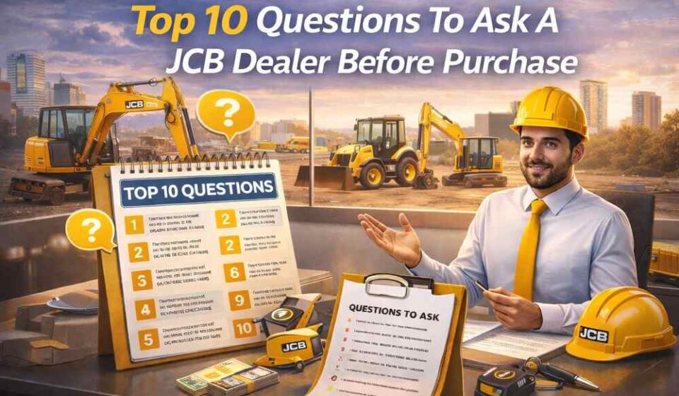 Top 10 Questions To Ask A JCB Dealer Before Purchase