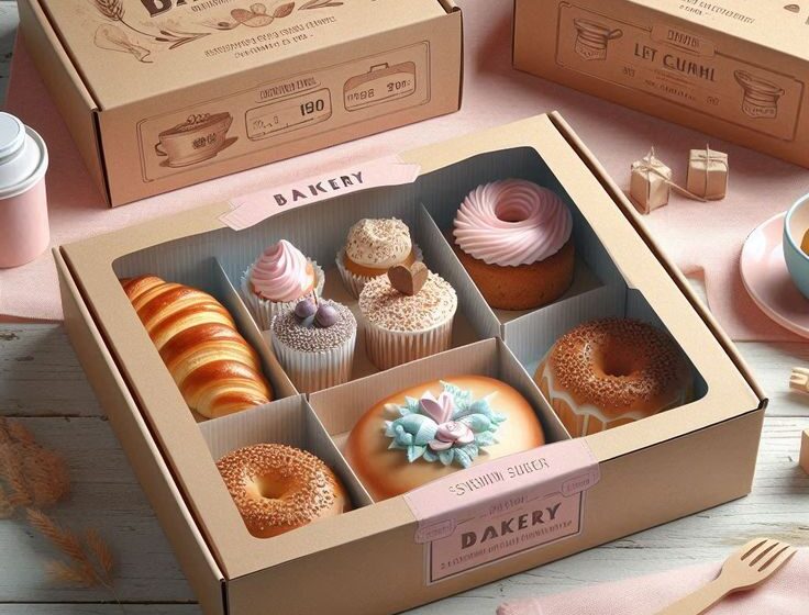 custom printed pastry boxes