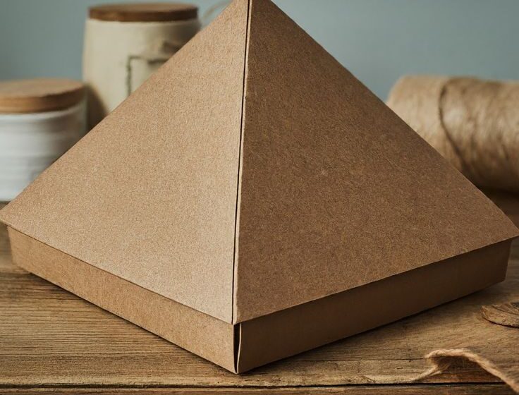 pyramid boxes with logo