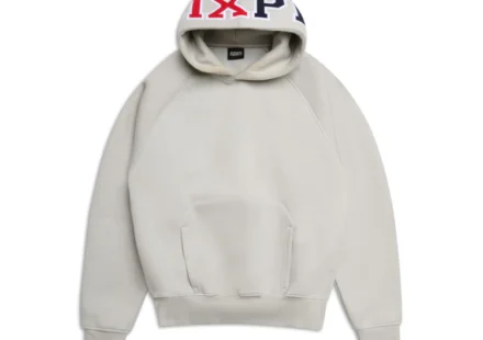 6PM COLLEGE LETTER HOODIE SMOKE GREY