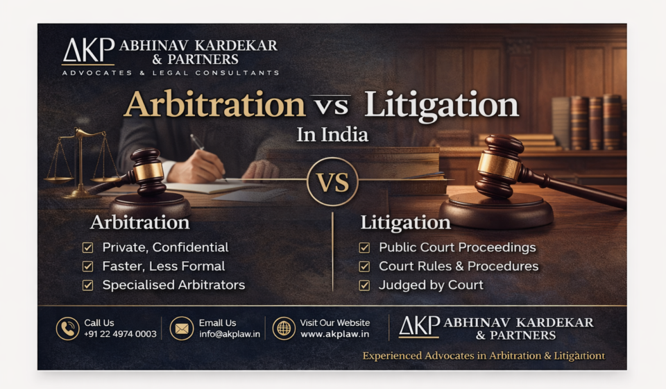 Arbitration vs Litigation in India