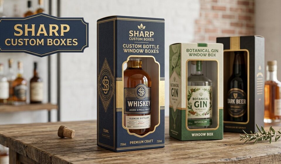 Custom Bottle Window Boxes