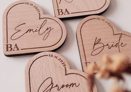 Custom Heart Tags