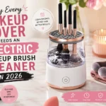 Electric makeup brush cleaner