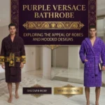 Purple Versace Bathrobe Appeal of Robes and Hooded Designs