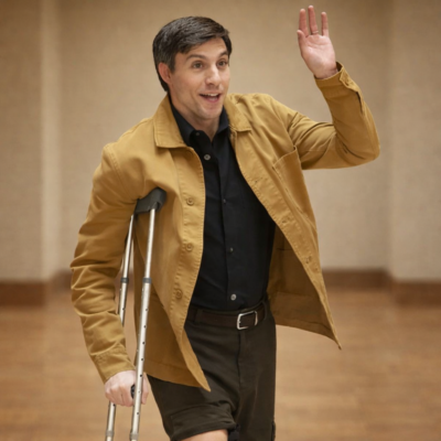 9-1-1 Nashville S01 David Stone brown jacket worn in TV series scene, stylish character cotton jacket from Famous Jackets UK collection 2026.