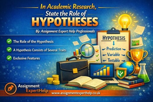 A researcher analyzing data, forming hypotheses, and testing ideas using charts, notes, and a laptop in an academic setting.