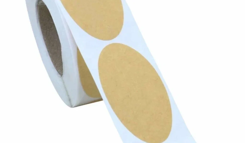 Oval Roll Labels