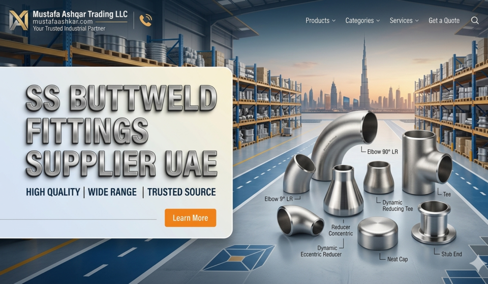 SS Buttweld Fittings Supplier UAE