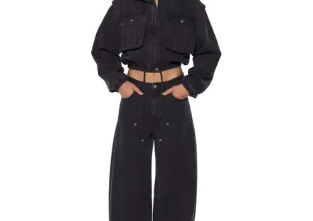 KSUBI BARREL JEAN CARPENTER BLACK
