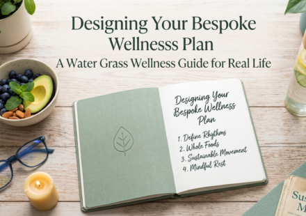 Designing Your Bespoke Wellness Plan: A Water Grass Wellness Guide for Real Life