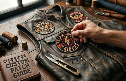 custom biker patches