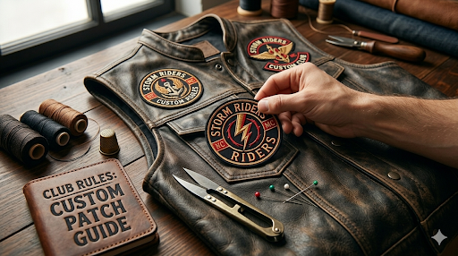 custom biker patches