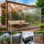 glass clear tarpaulin