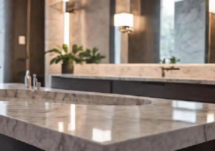 grey marble worktops