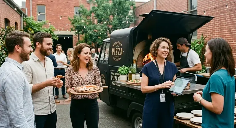 mobile pizza catering Melbourne