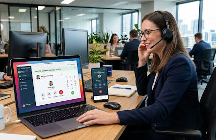UK employees using hosted cloud communication technology