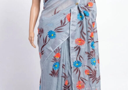 linen saree