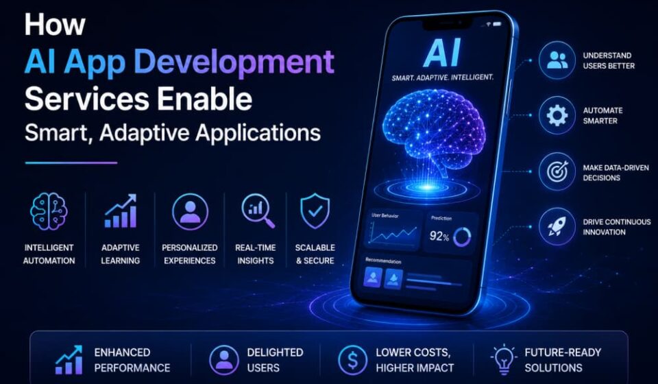 enable smart applications with AI app development services