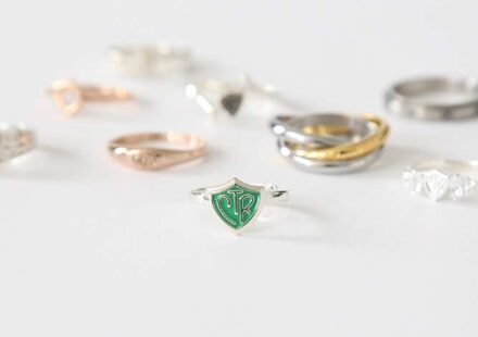 gold CTR ring
