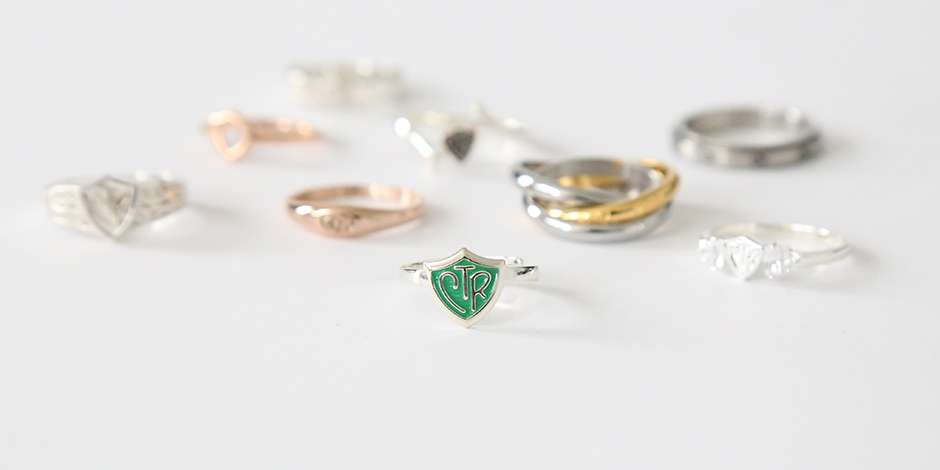 gold CTR ring
