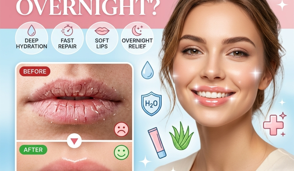 how to fix severely chapped lips overnight