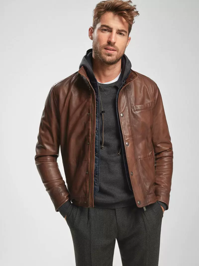 men's learther jacket