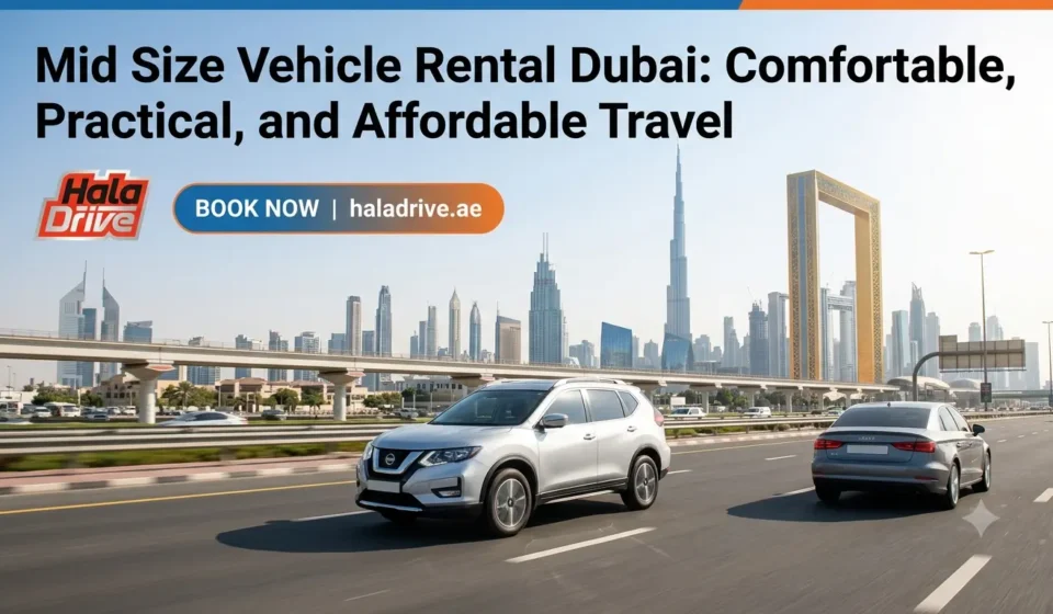 Mid Size Vehicle Rental Dubai: Comfortable, Practical, and Affordable Travel