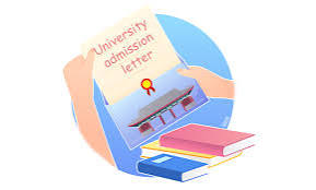 university admission letter