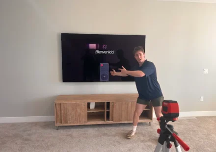 Clean TV Wall Setup
