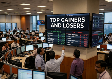 Top gainers and losers