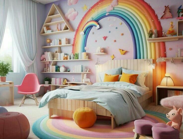 Kids’ Rooms with Wallpaper