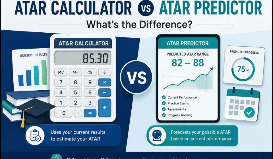 ATAR Calculator vs ATAR Predictor: What’s the Difference?