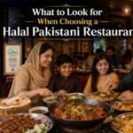 Halal Pakistani restaurant in Mississauga with family dining, karahi, biryani, seekh kebabs, and naan.
