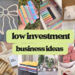 low investment business ideas
