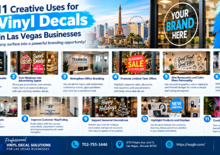 11 Creative Uses for Vinyl Decals in Las Vegas Businesses