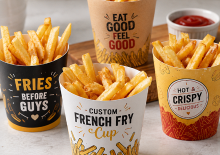 Custom French fry cups