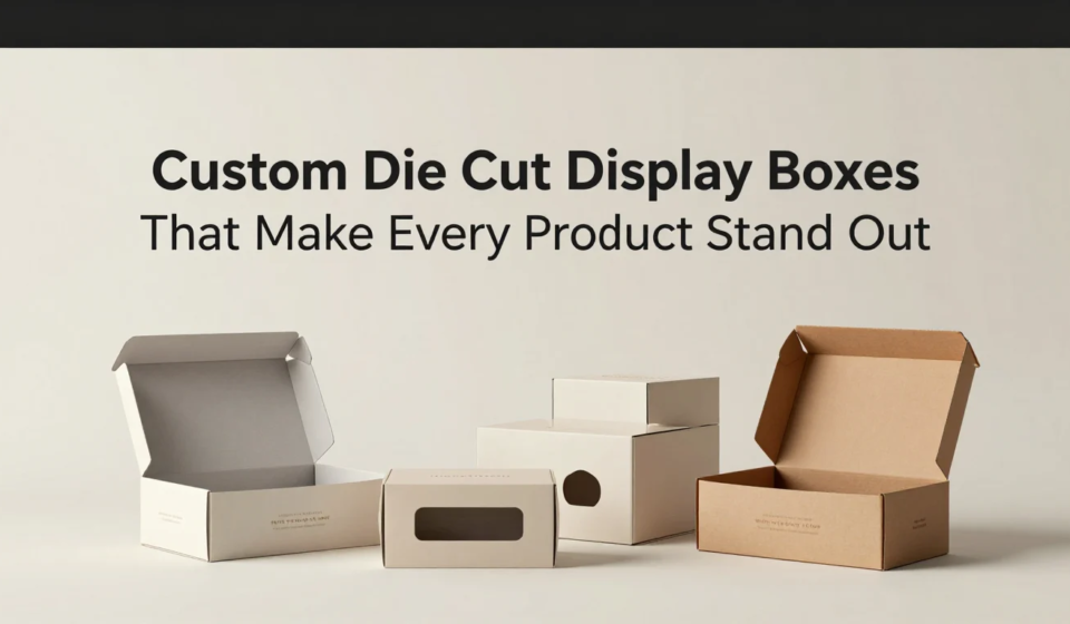 Custom Die Cut Display Boxes That Make Every Product Stand Out