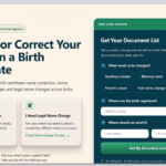 Birth Certificate Name Change