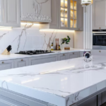white granite countertops