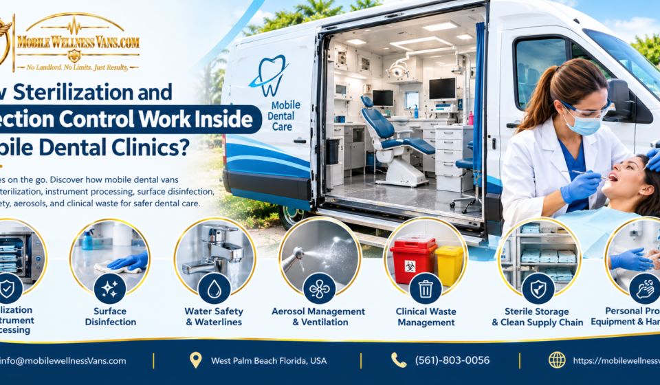 How Sterilization and Infection Control Work Inside Mobile Dental Clinics?