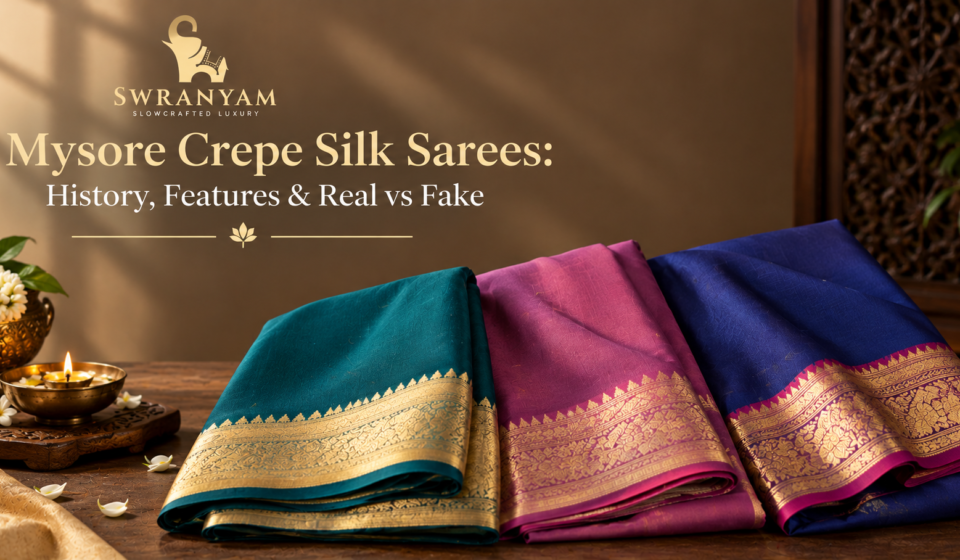 Mysore Crepe Silk Sarees