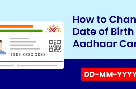 how to change aadhar card date of birth