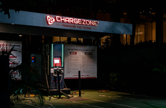 electric car charging station franchise
