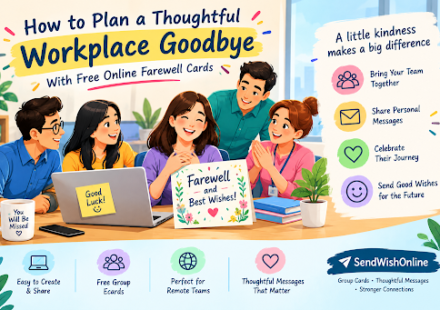 How to Plan a Thoughtful Workplace Goodbye With Free Online Farewell Cards